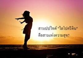 <strong>อ่านเพิ่มเติมเกี่ยวกับ</strong><br>สารเปปไทด์ "ไฮโปครีติน" คือสารแห่งความสุข? สารเปปไทด์ "ไฮโปครีติน" คือสารแห่งความสุข?